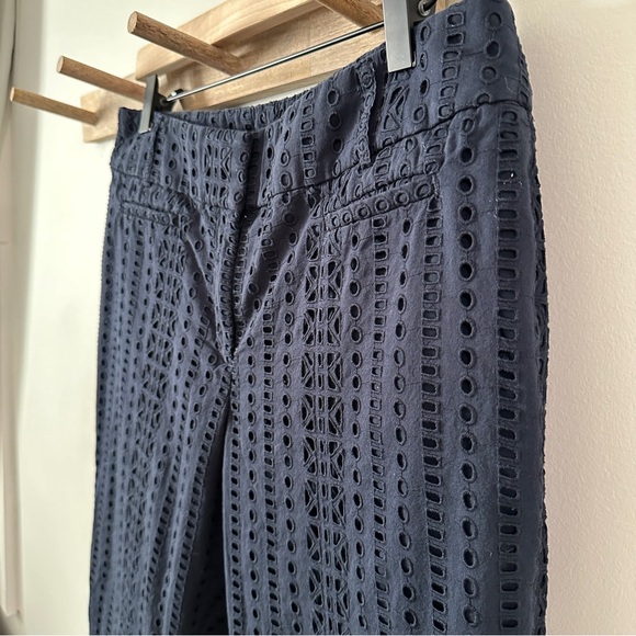 LOFT | Women’s Julie Eyelet Ankle Length Trousers size 6 - Picture 4 of 7